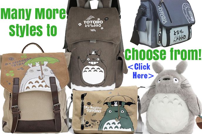 More Totoro Backpacks to choose from